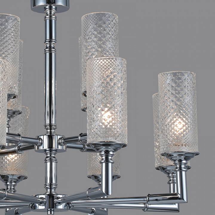 Подвесная люстра ILLUMICO  IL8683-12P-10 CR