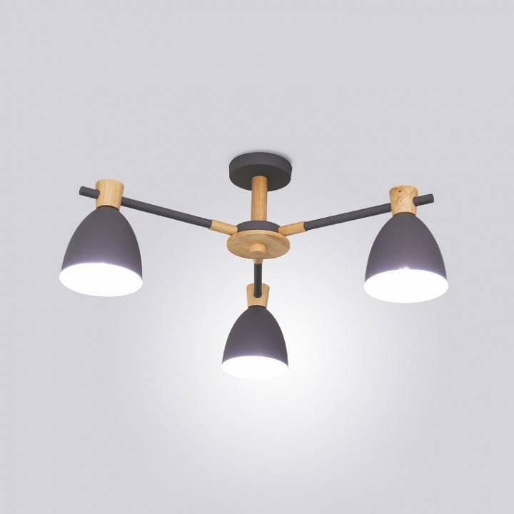 Люстра на штанге ImperiumLoft Folke Gray FOLKE01