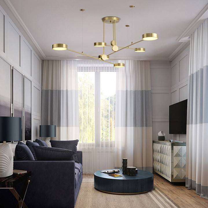 Потолочная люстра Imperiumloft Technum Led Gold TECHNUM-LED-GOLD01