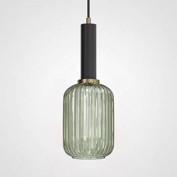 Подвесной светильник Imperiumloft Ferm Living Chinese Lantern A Brass / Green IRIS01