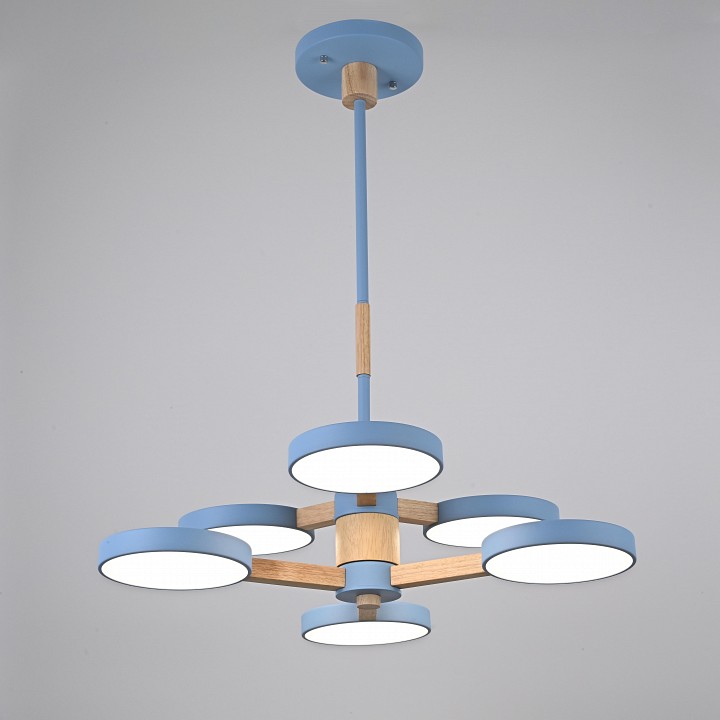 Люстра на штанге Imperiumloft TURNA Blue TURNA-DBL01