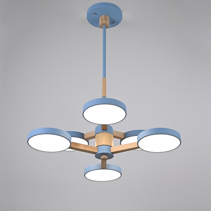 Люстра на штанге Imperiumloft TURNA Blue TURNA-DBL01