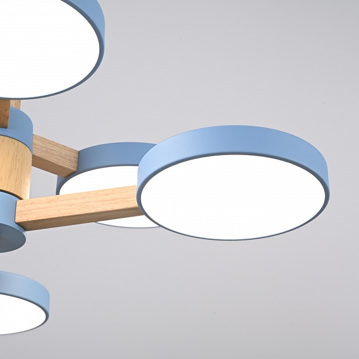 Люстра на штанге Imperiumloft TURNA Blue TURNA-DBL01