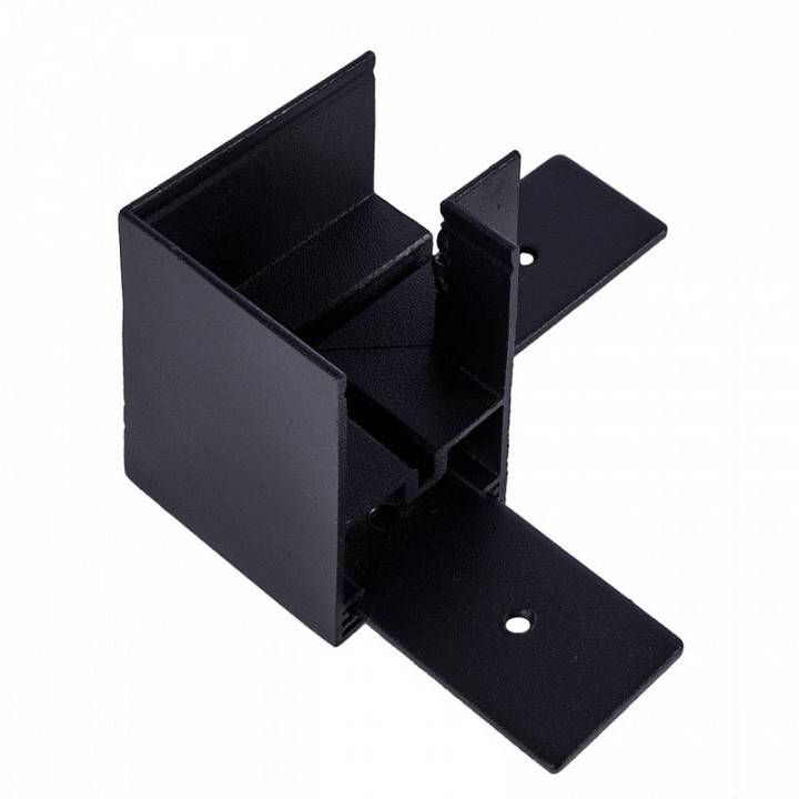 Соединитель угловой L-образный для накладных треков Imex UT25 IL.0007.4101 BK