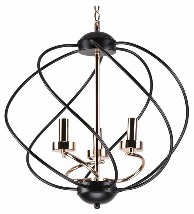 Подвесная люстра Imex MD.0703 MD.0703-3-P BK+FGD