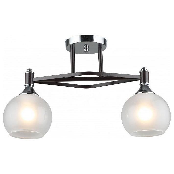 Светильник на штанге Imex MD.4214 2 лампы кофе хром MD.4214-2-S-COFFEE+CH