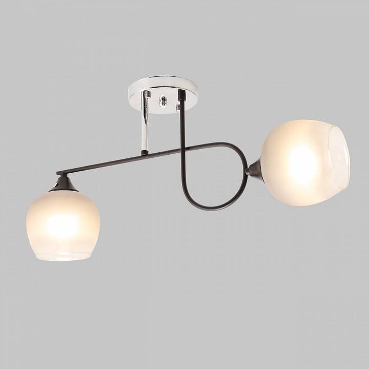 Светильник на штанге Imex MD.4243 2 лампы черный хром MD.4243-2-S-BK+CH