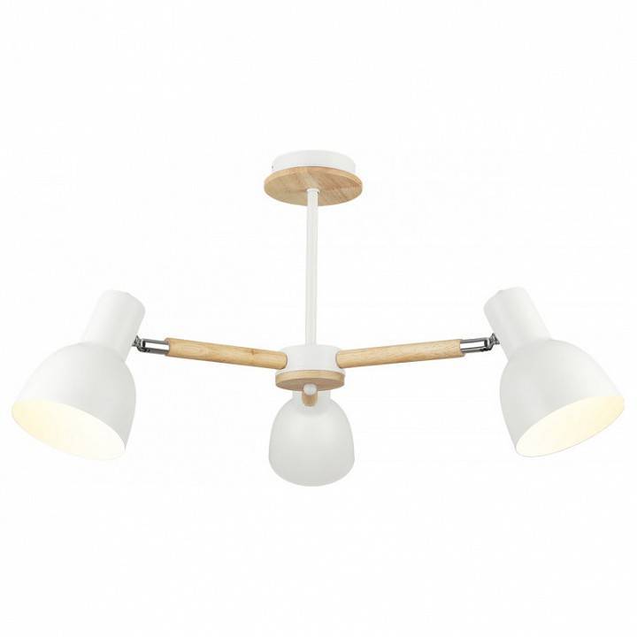 Люстра на штанге Imex MD.4748 3 лампы MD.4748-3-S WH+CH