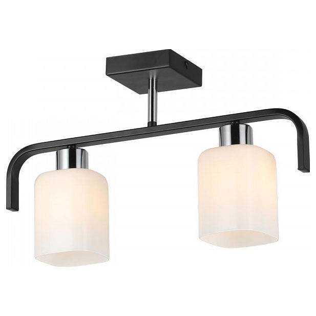 Люстра на штанге Imex MD.51538 2 лампы MD.51538-2-S-BK+CH