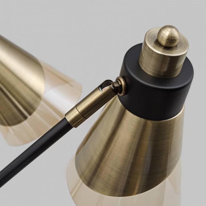 Люстра на штанге Imex MD.51902 на 5 ламп MD.51902-5-S-BK+AB