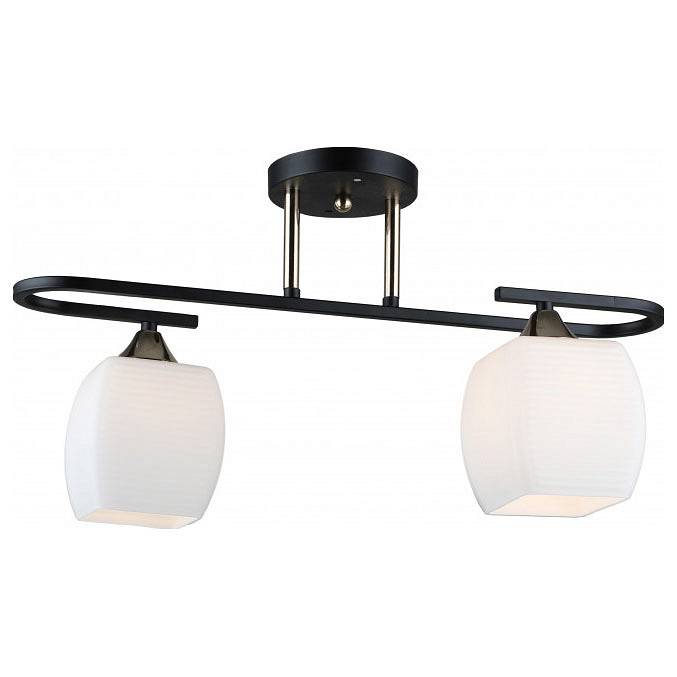 Светильник на штанге Imex MD.5485 2 лампы черный золото MD.5485-2-S-BK+FGD