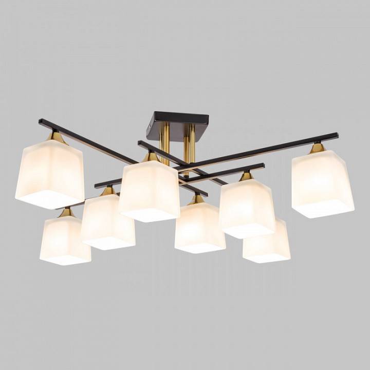 Потолочная люстра Imex MD.5985 8 ламп MD.5985-8-S-BK+COP