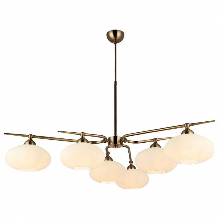 Люстра на штанге Imex MD.8869 6 ламп MD.8869-6-P-TBS