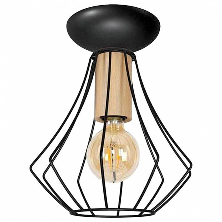 Накладной светильник Imex MD.9051-1-S-BK+WOOD