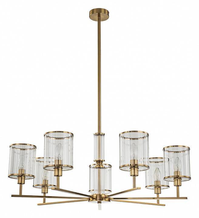 Люстра на штанге Indigo Dante 13022/7R Brass