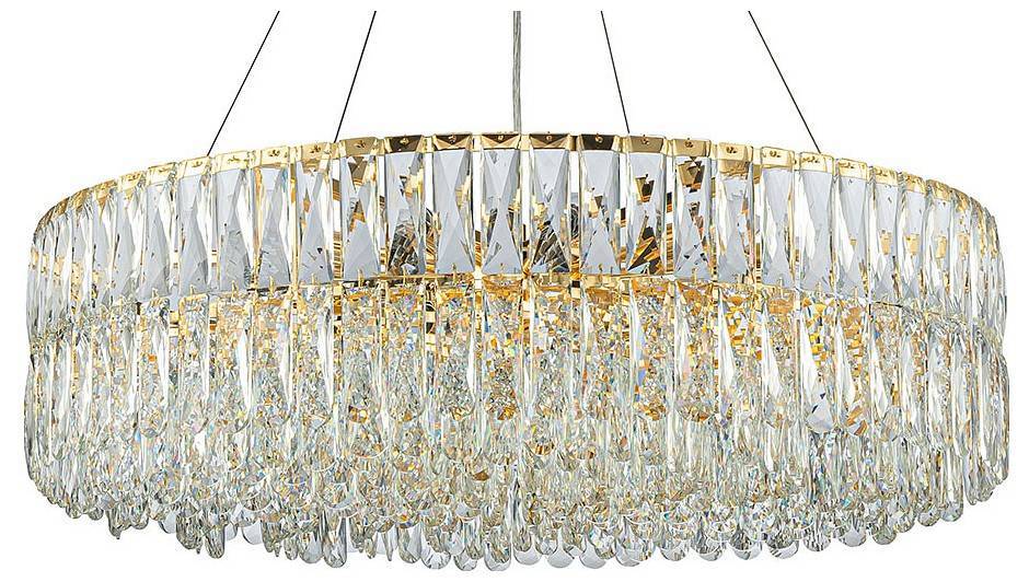 Подвесная люстра Indigo Vortice 12050/18P Gold