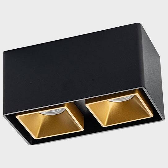 Накладной светильник Italline FASHION FX2 black + FXR gold 2 шт. FASHION FX2 black + FASHION FXR gold - 2шт.