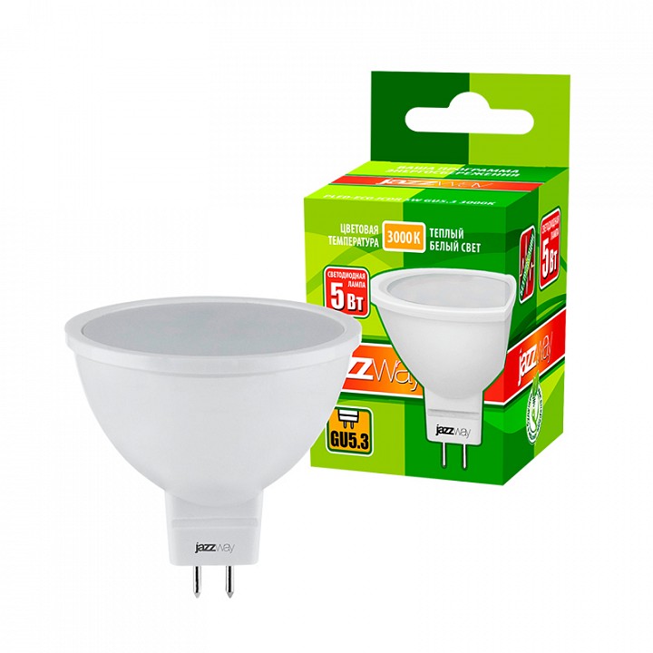 Лампа светодиодная Jazzway  PLED-ECO-JCDR 5W 3000K