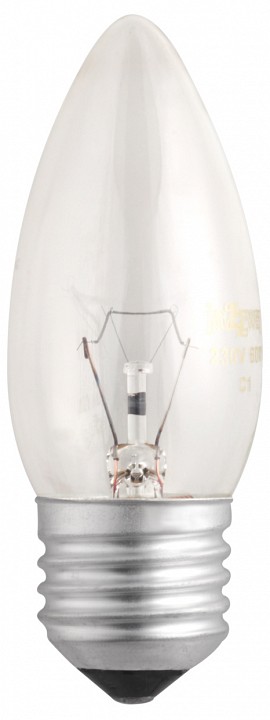 Лампа накаливания Jazzway  B35 240V 60W E27 clear