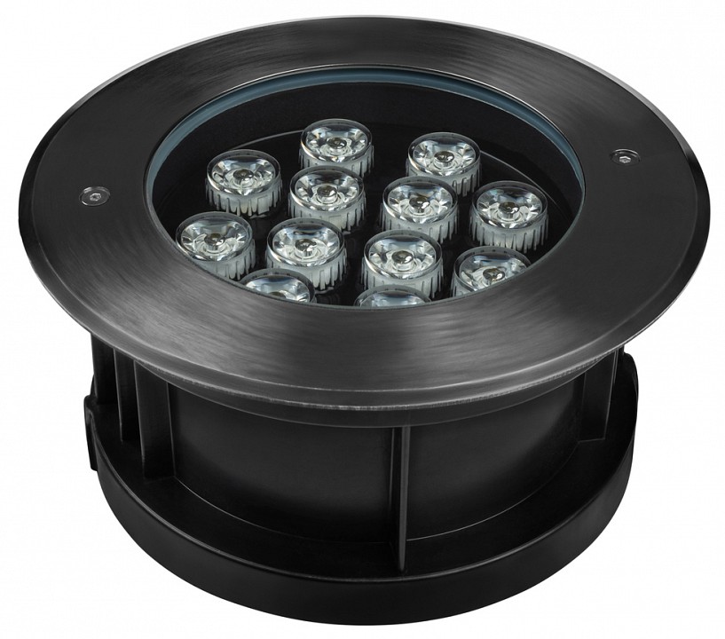 Встраиваемый светильник Jazzway  PGR R180 12W 4000K 30° Сhrome IP65