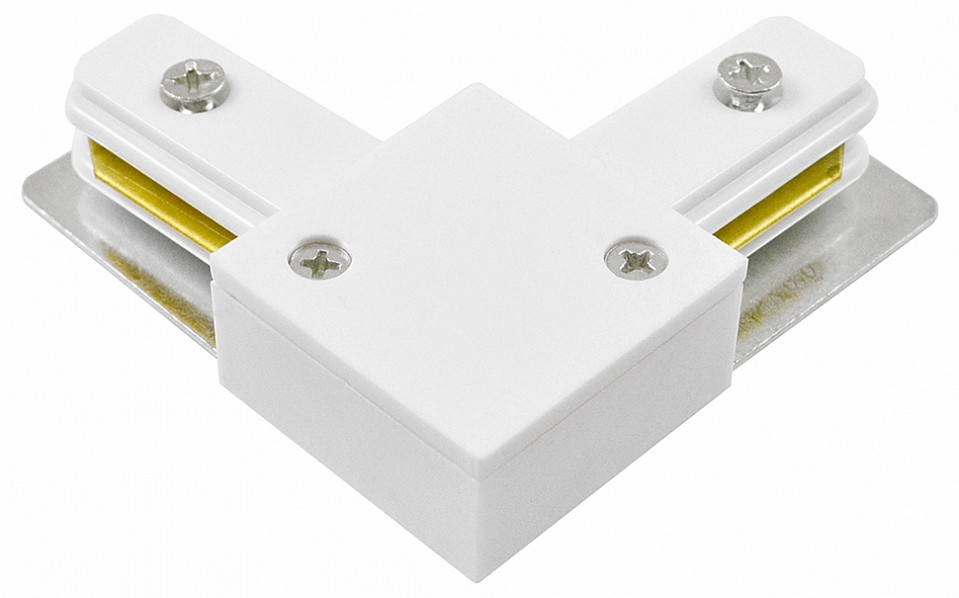 Соединитель угловой внешний для треков накладных Jazzway  PTR CL-WH