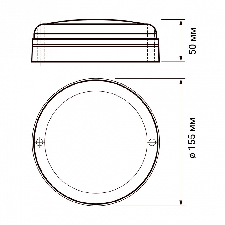 Накладной светильник Jazzway  ДПО-1034 12w 4000K IP54
