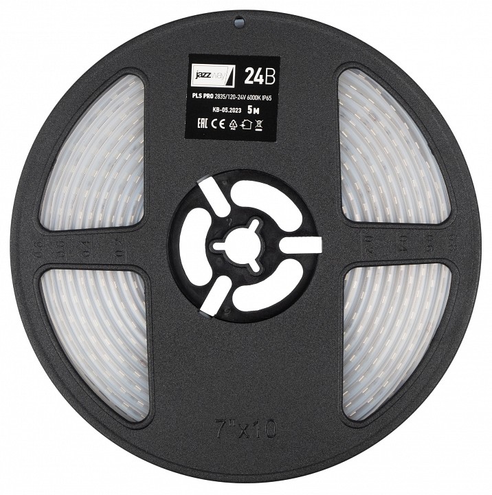 Лента светодиодная Jazzway PLS PRO PLS PRO 2835/120-24V - 6000K IP65 5m