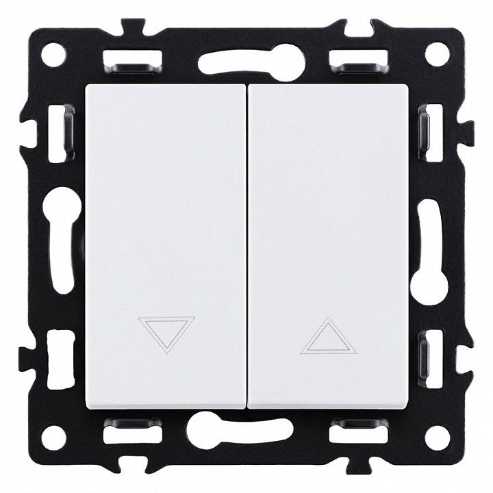 Выключатель для жалюзи без рамки Kollinger Asthetik AS-013WH