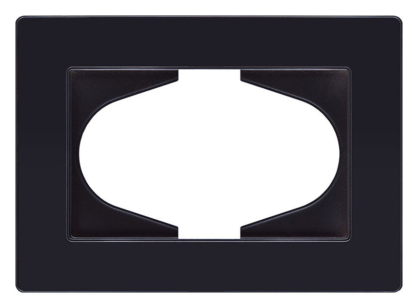 Рамка для двойной розетки Kollinger Eleganz Acryl EA120BK