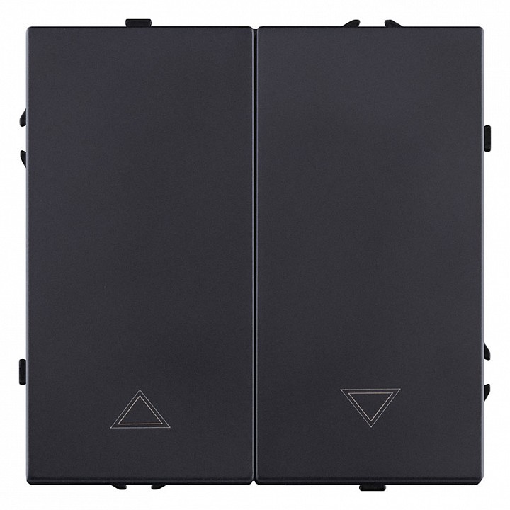 Выключатель для жалюзи без рамки Kollinger Eclipse EC-013BK