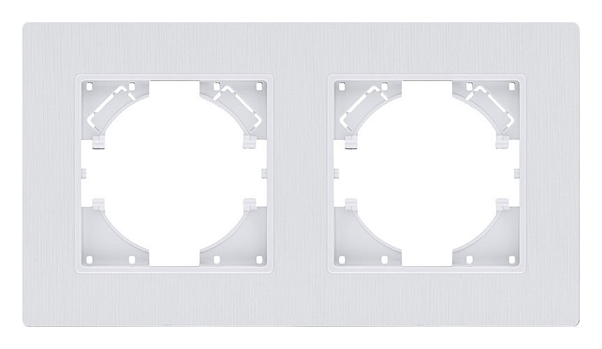 Рамка на 2 поста Kollinger Eleganz Plex EP2WH