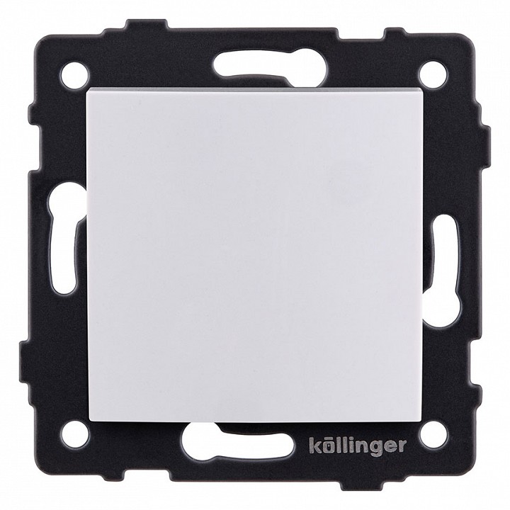 Выключатель проходной одноклавишный без рамки Kollinger  REA-R-003WH