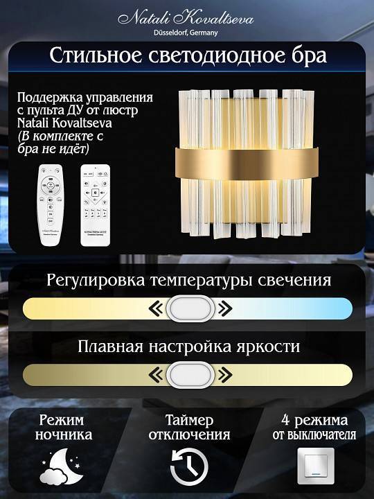 Накладной светильник Natali Kovaltseva ROYALTON LED LAMPS 81125/1W