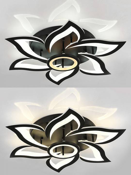 Потолочная люстра Natali Kovaltseva OLIMP HIGH-TECH LED LAMPS 82020 BLACK