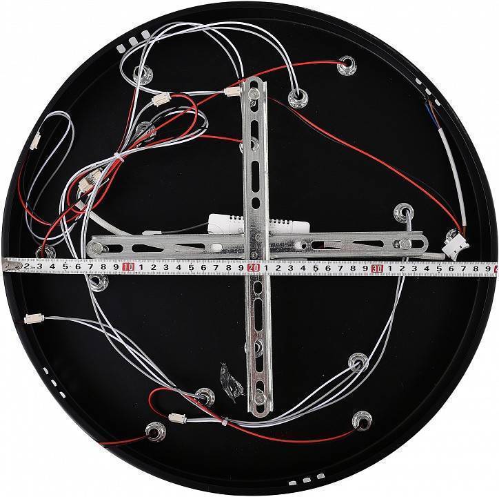 Потолочная люстра Natali Kovaltseva OLIMP HIGH-TECH LED LAMPS 82020 BLACK