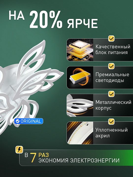 Потолочная люстра Natali Kovaltseva SAND II LED LAMPS 85004