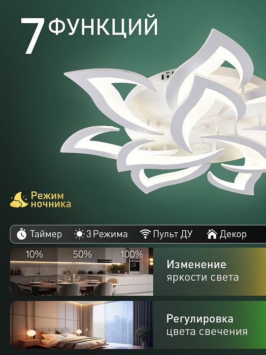 Потолочная люстра Natali Kovaltseva  LED SMART 84023