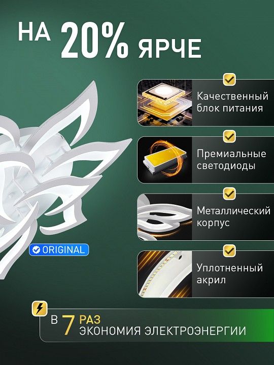 Потолочная люстра Natali Kovaltseva  LED SMART 84023