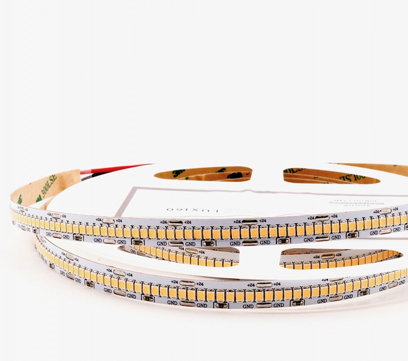 Лента светодиодная Dekraft LEDS POWER LUX160 14.4 Вт/м 24 В IP20 3000K 006253