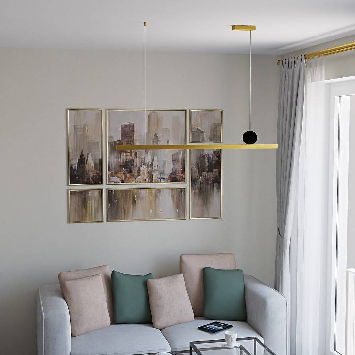 Подвесной светильник LIGHTERA Manitoba LE111L-118GB WIFI COPPER