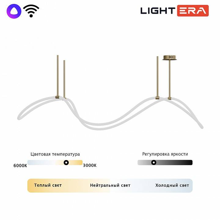 Светильник на штанге LIGHTERA Nyasa LE117L-120GB WIFI