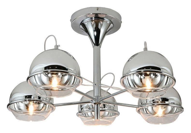 Люстра на штанге Lumina Deco Veroni LDC 1029-5 CHR
