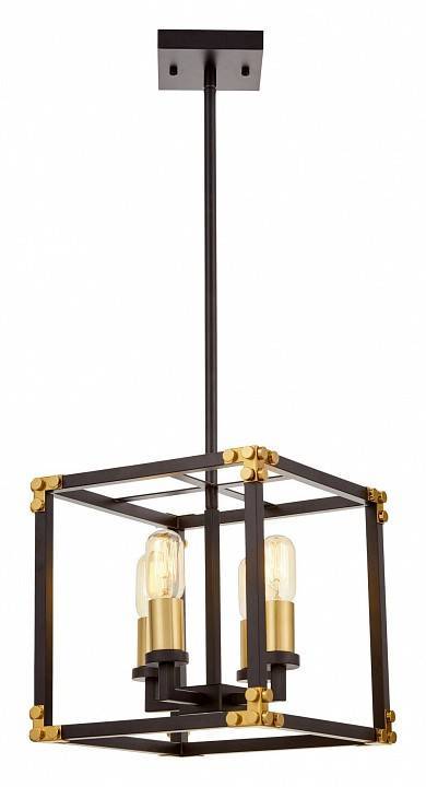 Люстра на штанге LUMINA DECO Waldorf LDP 1140-4 BK+MD