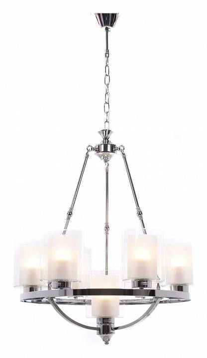 Подвесная люстра Lumina Deco Santini LDP 1220-7 CHR+WT