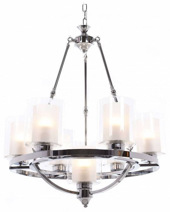 Подвесная люстра Lumina Deco Santini LDP 1220-7 CHR+WT