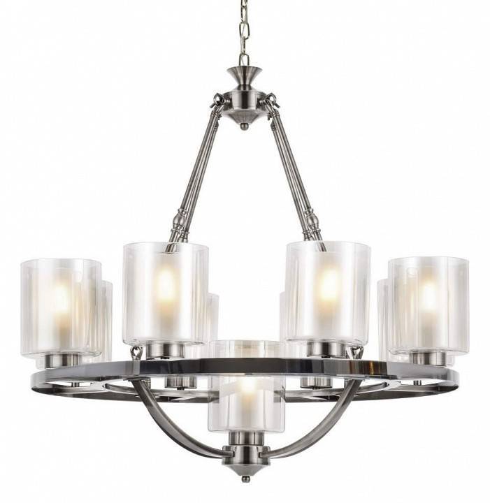 Подвесная люстра Lumina Deco Santini LDP 1220-9 CHR+WT