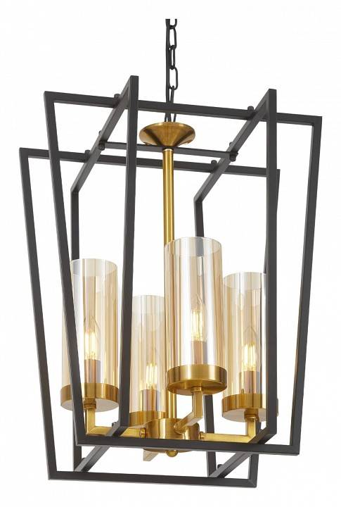 Подвесная люстра LUMINA DECO Afres LDP 1246-4 BK+MD