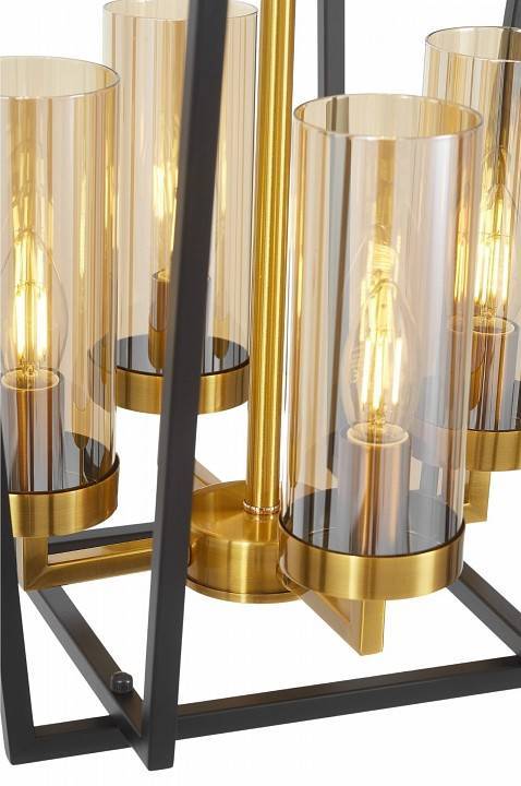 Подвесная люстра LUMINA DECO Afres LDP 1246-4 BK+MD