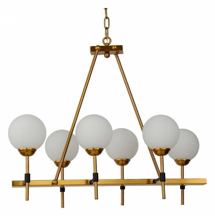 Подвесная люстра Lumina Deco Aldono LDP 7004-6 MD+BK