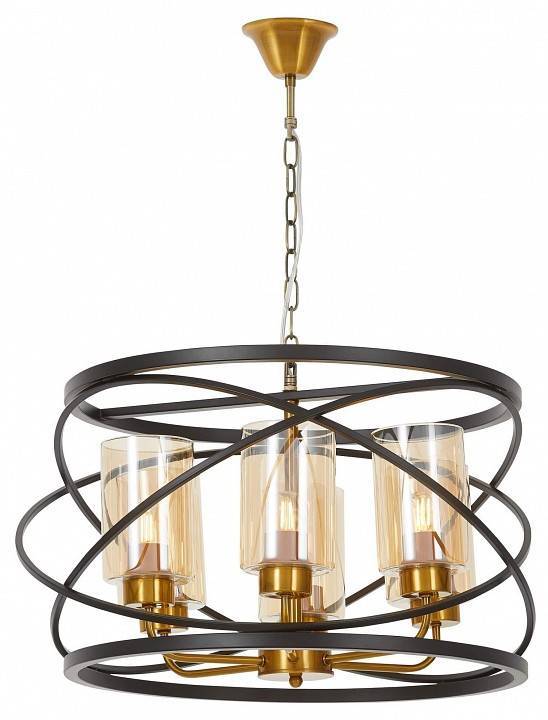 Подвесная люстра LUMINA DECO 8004 LDP 8004-6 BK+MD